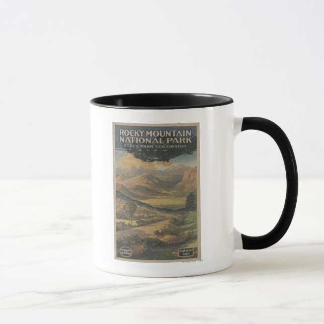 Rocky Mt. Nat'l Park Brochure # 1 Tasse (Rechts)