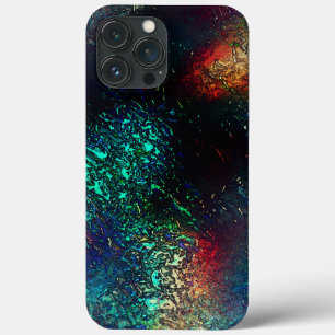 Rocky- oder Aluminiumfolie unter blauem und rotem  Case-Mate iPhone Hülle