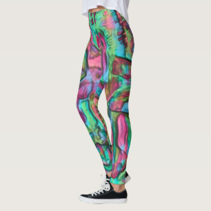 Rocky oder uneben gefärbt mit sanften seidigen Sch Leggings