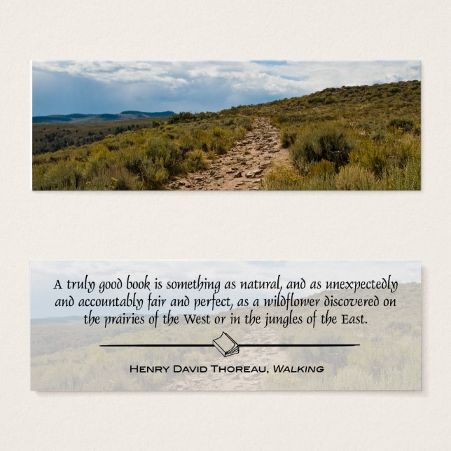 Rocky Path & Thoreau Zitat (Vorne & Hinten)