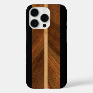 Rocky Point Hawaiian Faux-Holz-Surfboard 2 iPhone 16 Pro Hülle