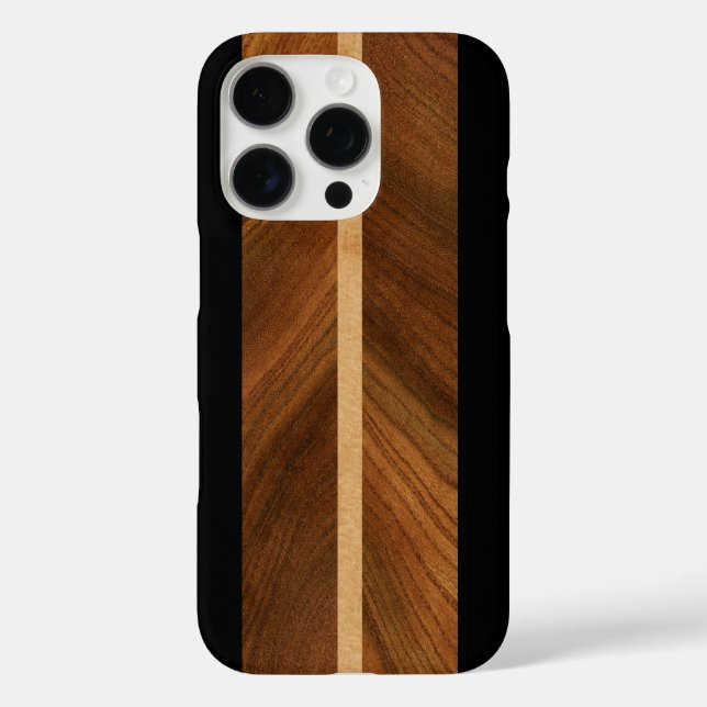 Rocky Point Hawaiian Imitate HolzSurfboard 2 Case-Mate iPhone Hülle (Rückseite)