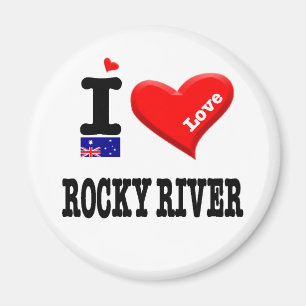 ROCKY RIVER - I-Liebe Magnet