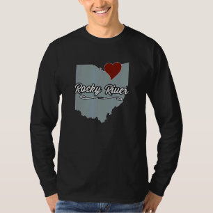 ROCKY RIVER Ohio OH Stadt Staat USA Hübsches Souve T-Shirt