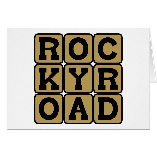 Rocky Road, Ice Cream Flavor (Vorderseite (Horizontal))