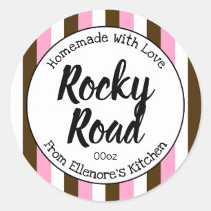 Rocky Road Runder Aufkleber