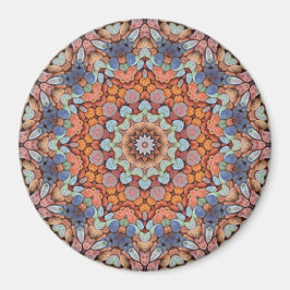 Rocky Roads Rustikales Orange Vintag Kaleidoskop Magnet