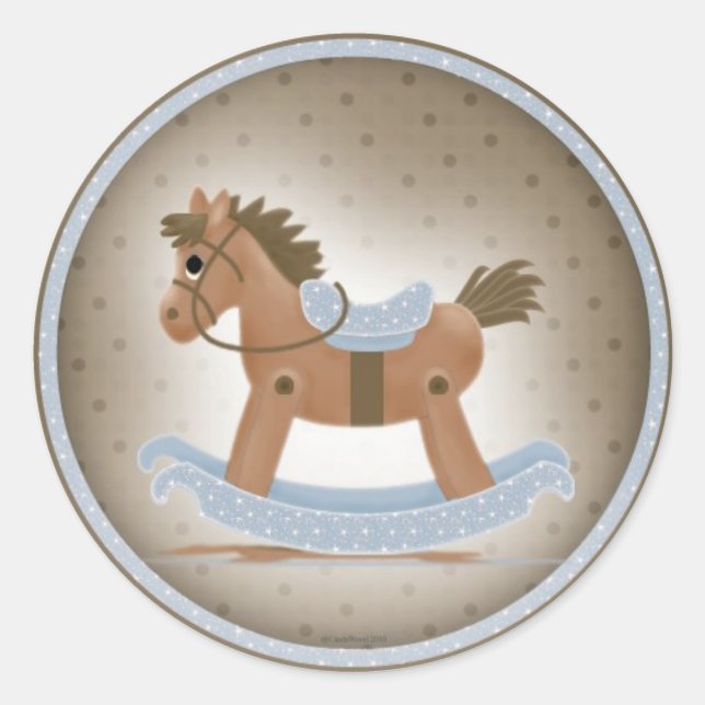 Rocky the Rocking Horse Sticker (Vorderseite)