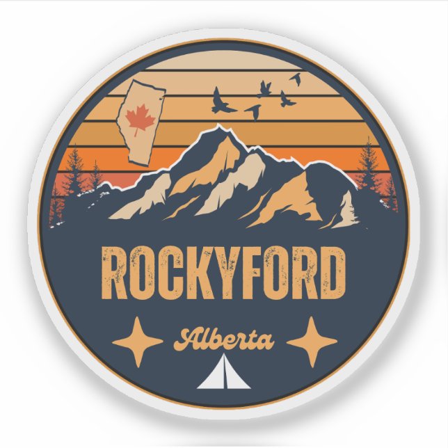 Rockyford, Alberta Aufkleber (Vorderseite)