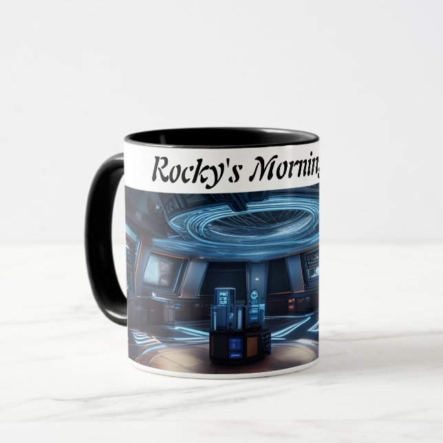 Rocky's Coffee Personalisiert anpassbar Tasse (Vorderseite Links)