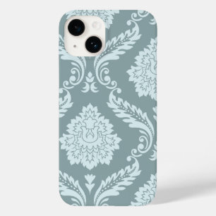 Rococo-Damask-Kunst I Enteneibl Blau+Türkis Case-Mate iPhone 14 Hülle