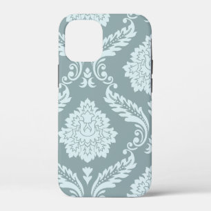 Rococo Damast Kunst I Enteneibl Blau+Türkis Case-Mate iPhone Hülle