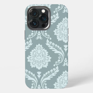 Rococo Damast Kunst I Enteneibl Blau+Türkis iPhone 13 Pro Hülle