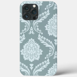 Rococo Damast Kunst I Enteneierblau+Türkis Case-Mate iPhone Hülle