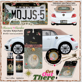 Rococo Garden Acrylic Keychain Schlüsselanhänger