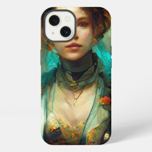 Rococo-Zukunfts-Sci-Fi-Fantasy iPhone 13 Hülle