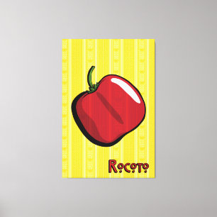 Rocoto Chili Pepper Leinwand Art