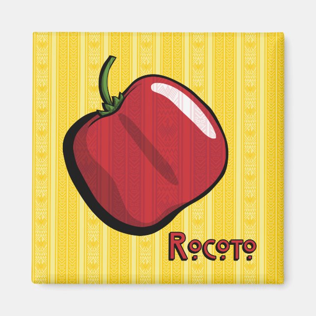Rocoto Chili Pepper Magnet (Vorne)