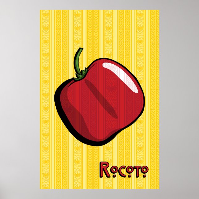 Rocoto Chili Pepper Poster (Vorne)