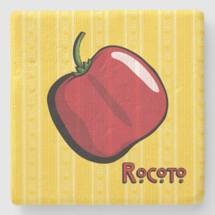 Rocoto Chili Pepper Stone Untersetzer