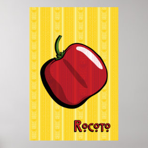 Rocoto-Chili-Pfefferposter Poster