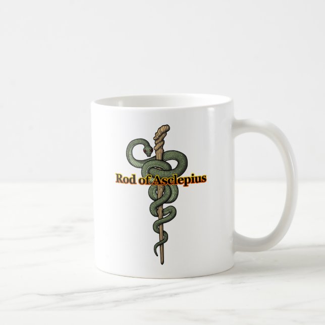 Rod of Asclepius Kaffeetasse (Rechts)
