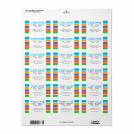 RODAN + FELDER Inspirierte benutzerdefinierte Labe Adressaufkleber