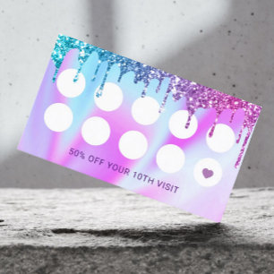 Rodelbahn mit Aussicht Unicorn Glitzer Tropfen Sal Treuekarte