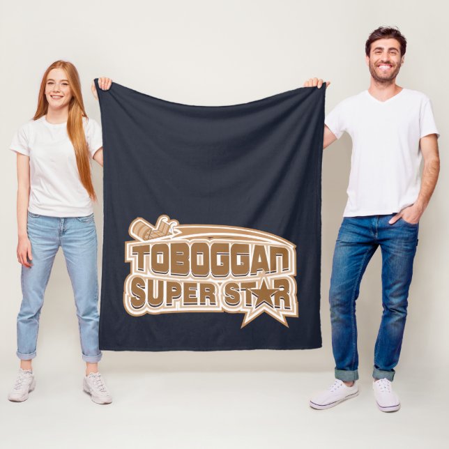 Rodelbahn Superstar Winter Sports Novelty Fleecedecke (Beispiel)
