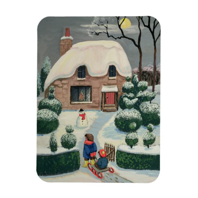 Rodeln Magnet (Vertikal)