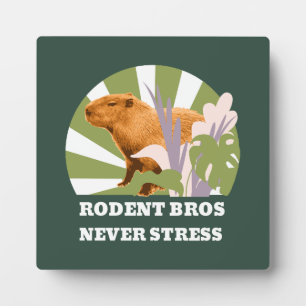 Rodent Bros Stress Capybara Fotoplatte