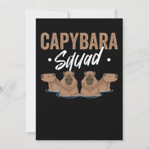 Rodent Capybara Einladung