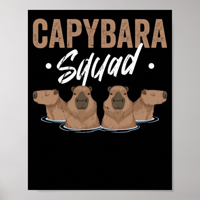 Rodent Capybara Poster (Vorne)
