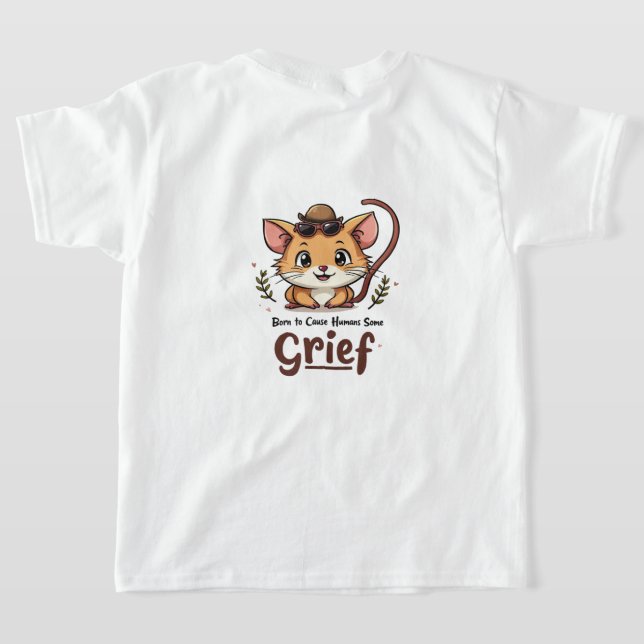 Rodent-Inspired Funny T-Shirt for Kids (AblageHinten)