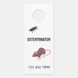 Rodent Pest Exterminator QR Türanhänger