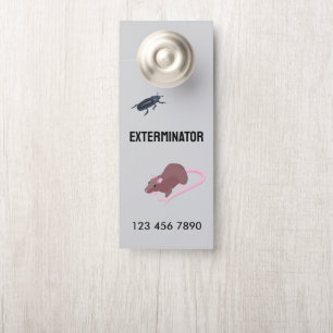 Rodent Pest Exterminator QR Türanhänger