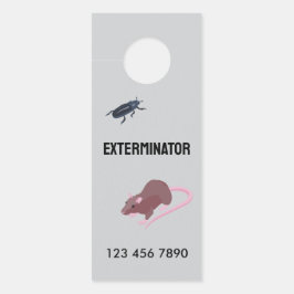 Rodent Pest Exterminator QR Türanhänger