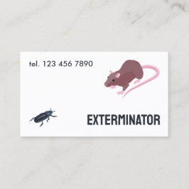 Rodent Pest Exterminator QR Visitenkarte