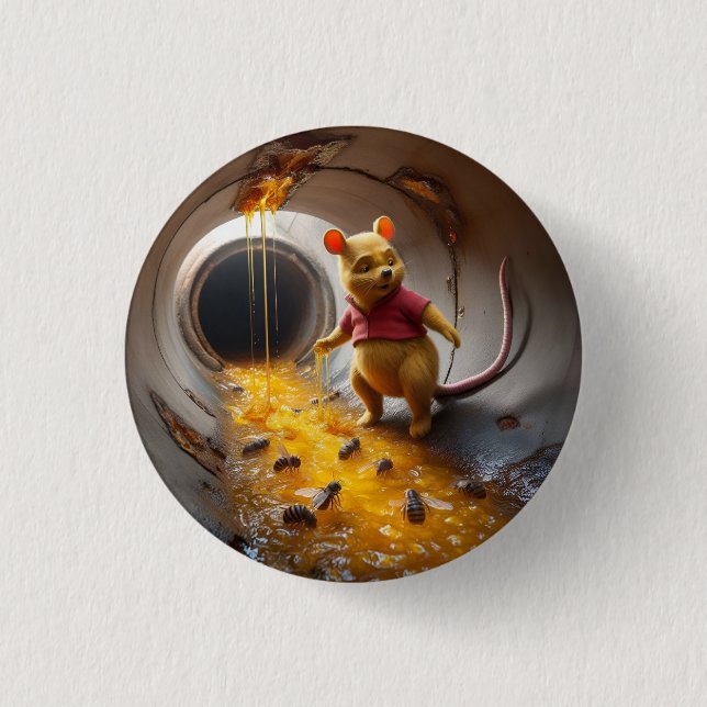 Rodentophobie Gewinner des Pooh 2 Button (Vorderseite)
