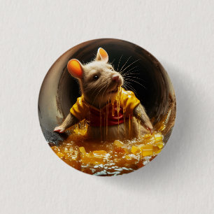 Rodentophobie Winnie Pooh 1 Button