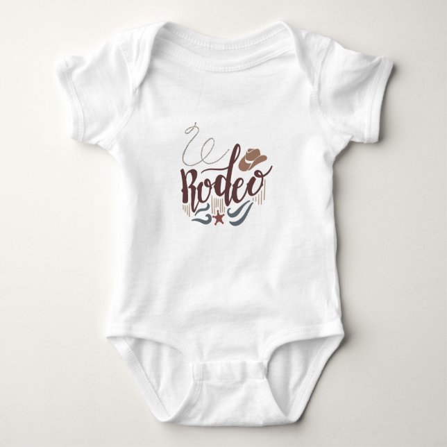 Rodeo Baby Strampler (Vorderseite)