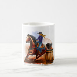 Rodeo Barrel Racing Kaffeetasse