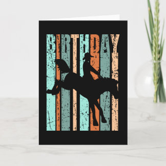 Rodeo Birthday Mens Womens Kids Horse Lover Riding Karte