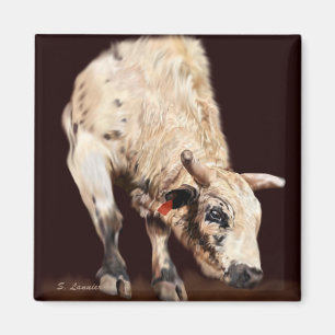 Rodeo Bull Magnet