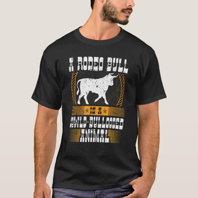 Rodeo Bull Quote Jaripeo Men Bull Rider T-Shirt (Vorderseite)