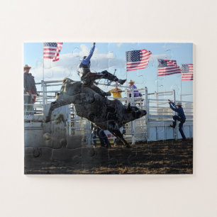 Rodeo Bull Rider Puzzle
