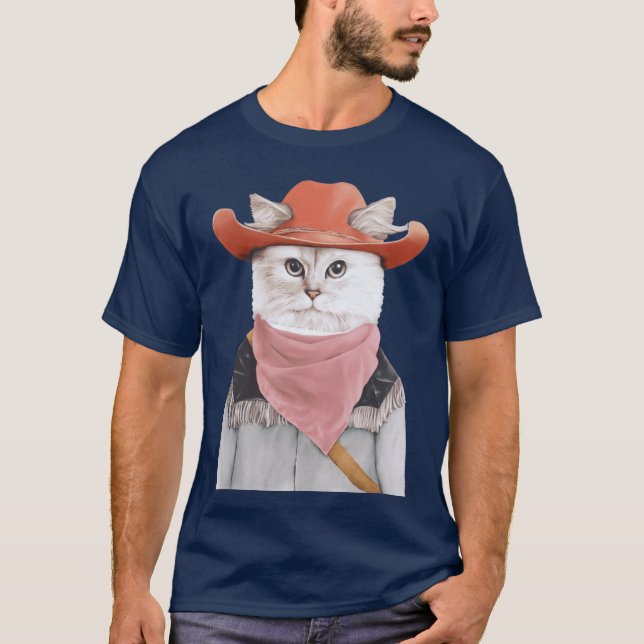 Rodeo Cat girl T-Shirt (Vorderseite)