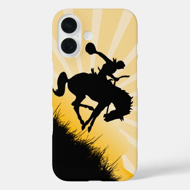 Rodeo Cowboy iPhone Case (Rückseite)