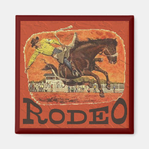 Rodeo-Cowboy Magnet