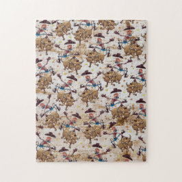 Rodeo-Cowboy-Stier-Reitland-Western Puzzle